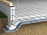 その他：(ベタ基礎工法)建物の地盤面全体に鉄筋を配し、コンクリートを流し込むことで、面で建物を支えます。