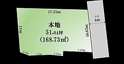 羽村市玉川2丁目 条件無し売地(古家付売地)