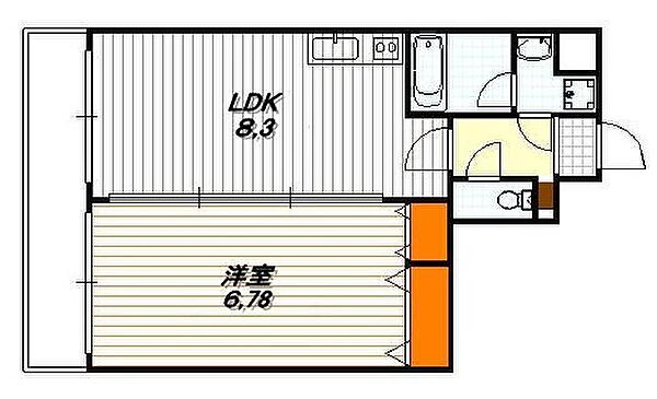 プラネシア星の子京都駅前西 306｜京都府京都市下京区油小路町(賃貸マンション1LDK・3階・35.55㎡)の写真 その2