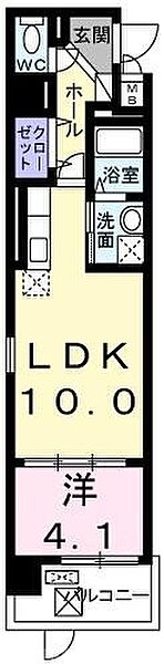 シカタシャンブレットI 610｜京都府京都市山科区西野小柳町(賃貸マンション1LDK・6階・35.86㎡)の写真 その2