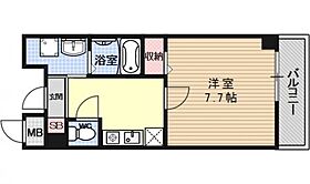 ヴィンテージ高智穂 102 ｜ 京都府京都市右京区西院清水町（賃貸マンション1K・1階・25.60㎡） その1