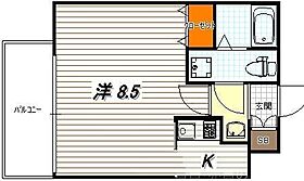 ラナップスクエア京都西陣 1104 ｜ 京都府京都市上京区泰童片原町（賃貸マンション1K・11階・25.47㎡） その2