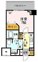 間取図画像 1K