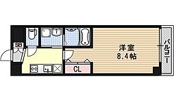 エスカーサ京都西陣 1Kの間取図画像