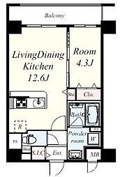 間取図画像 1LDK