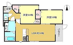 ラルーチェ聖護院 1階