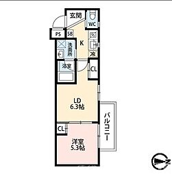 エストゥルース京都II 3階