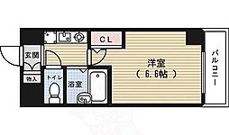 ラナップスクエア京都北野 1Kの間取図画像
