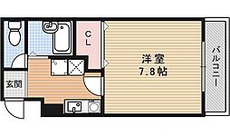 一乗寺スプラウト 1Kの間取図画像