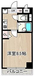 サムティ上堀川 1Kの間取図画像