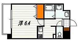 カスタリア京都西大路 1Kの間取図画像