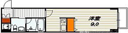 SHICATAONZEBLDG ワンルームの間取図画像
