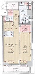 ベラジオ雅び京都西院 1LDKの間取図画像