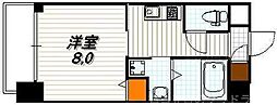 ジョイシティ二条城前 1Kの間取図画像