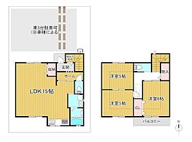 右京区嵯峨新宮町貸家 1 ｜ 京都府京都市右京区嵯峨新宮町（賃貸一戸建3LDK・2階・69.56㎡） その2