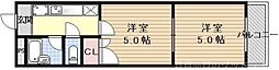 シャトル新御池 2Kの間取図画像
