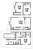 北町貸家1号地 1 ｜ 京都府京都市上京区北町（賃貸一戸建3LDK・1階・88.05㎡） その2