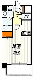 スワンズ京都大将軍 1Kの間取図画像