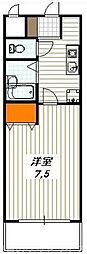 グランデヴェラ 1Kの間取図画像