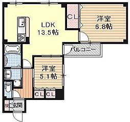 COMODO御所南(コモド御所南) 2階