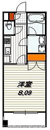 HF烏丸鞍馬口レジデンス 1Kの間取図画像
