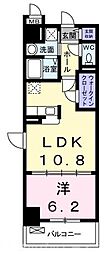 エンフォルド 1LDKの間取図画像