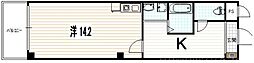 エクセタコート ワンルームの間取図画像