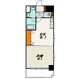 サムティ京都御池 1DKの間取図画像