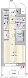 ファステート京都ステーションウォズ 1Kの間取図画像