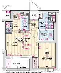 物件の間取り