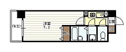 ライオンズマンション京都河原町第3 1Kの間取図画像