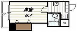 甍・林治 1Kの間取図画像