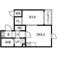 物件の間取り