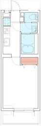 リブリ・鶴見市場 1Kの間取図画像