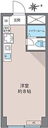 山王アーバンライフ ワンルームの間取図画像