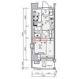 SYFORMEGAKUSHUINSHITA 1Kの間取図画像