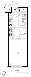 ルーブル川崎八番館 1Kの間取図画像