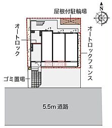 アクアラグーン 1Kの間取図画像