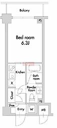 プライムアーバン田園調布南 1Kの間取図画像