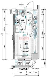 メインステージ川崎南幸町 1Kの間取図画像