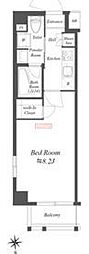 アークマーク蒲田アジールコート 1Kの間取図画像