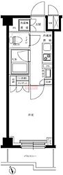 ルーブル仲六郷弐番館 1Kの間取図画像