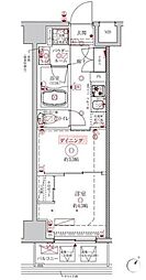 クレイシアIDZ川崎ザ・テラス 2Kの間取図画像