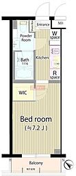 AtHomeRESIDENCE 1Kの間取図画像