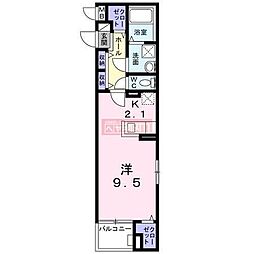 ステラレジーナ ワンルームの間取図画像