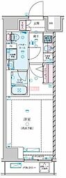 ジェノヴィア新子安 1Kの間取図画像