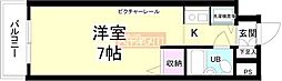 ジョイフル川崎弐番館 ワンルームの間取図画像