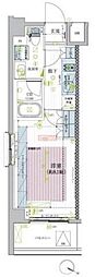 ブライズ蒲田イースト 1Kの間取図画像