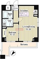 AtHomeRESIDENCE 1LDKの間取図画像