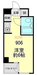 ホーユウコンフォルト蒲田 ワンルームの間取図画像